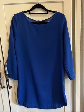 Mittoshop Royal Blue Shift Dress, Size L
